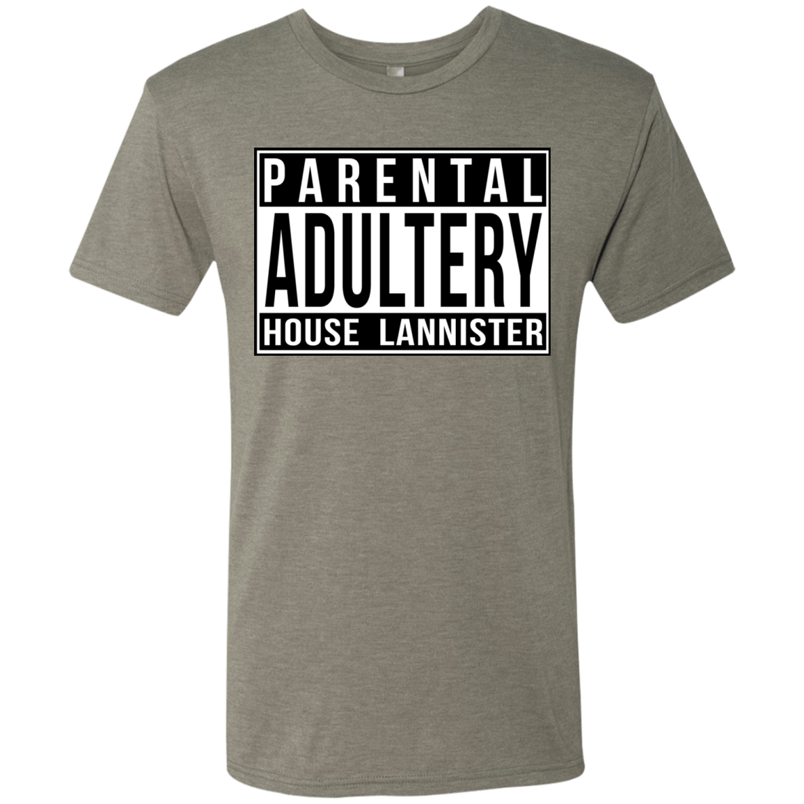 T-Shirts Venetian Grey / S Parental Adultery Men's Triblend T-Shirt