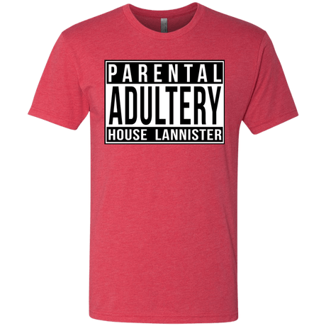 T-Shirts Vintage Red / S Parental Adultery Men's Triblend T-Shirt