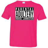 T-Shirts Hot Pink / 2T Parental Adultery Toddler Premium T-Shirt