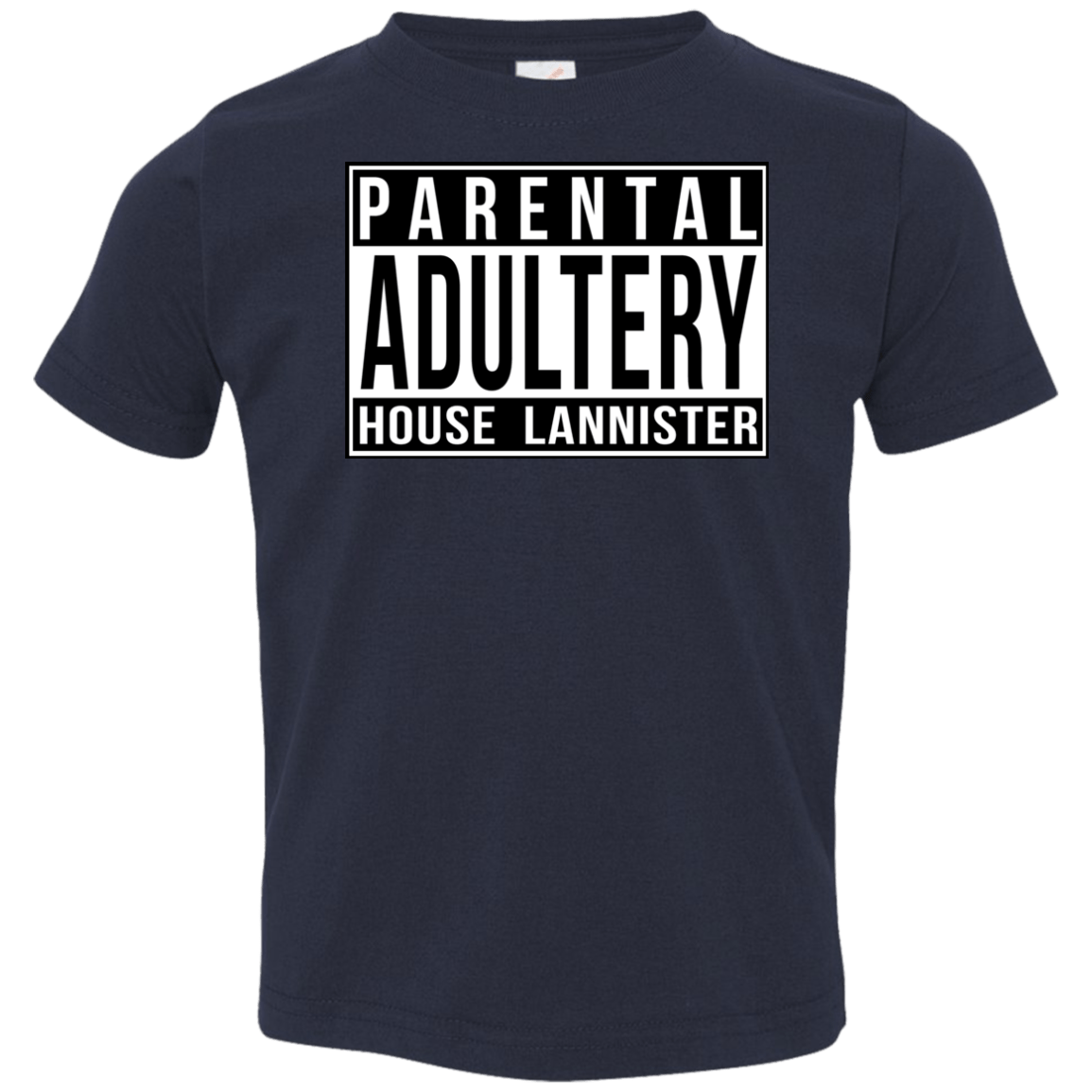 T-Shirts Navy / 2T Parental Adultery Toddler Premium T-Shirt