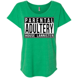 T-Shirts Envy / X-Small Parental Adultery Triblend Dolman Sleeve