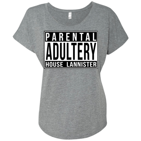 T-Shirts Premium Heather / X-Small Parental Adultery Triblend Dolman Sleeve