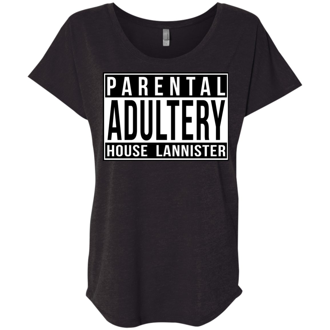 T-Shirts Vintage Black / X-Small Parental Adultery Triblend Dolman Sleeve