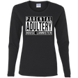 T-Shirts Black / S Parental Adultery Women's Long Sleeve T-Shirt