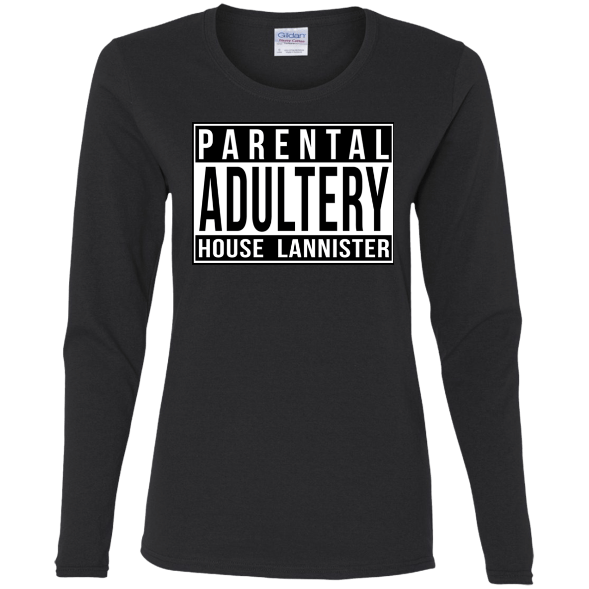 T-Shirts Black / S Parental Adultery Women's Long Sleeve T-Shirt