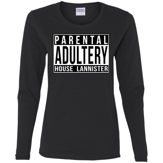 T-Shirts Black / S Parental Adultery Women's Long Sleeve T-Shirt