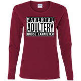 T-Shirts Cardinal / S Parental Adultery Women's Long Sleeve T-Shirt
