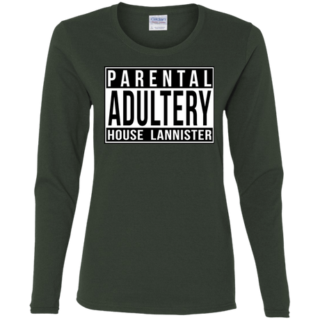 T-Shirts Forest / S Parental Adultery Women's Long Sleeve T-Shirt