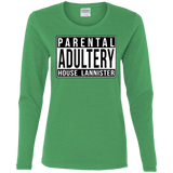 T-Shirts Irish Green / S Parental Adultery Women's Long Sleeve T-Shirt