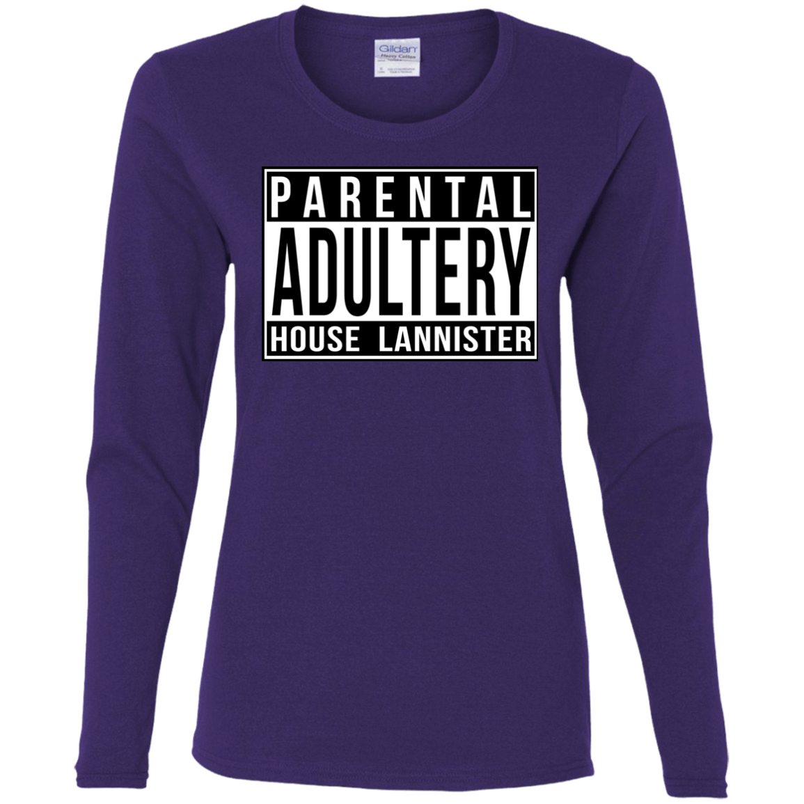 T-Shirts Purple / S Parental Adultery Women's Long Sleeve T-Shirt