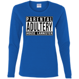 T-Shirts Royal / S Parental Adultery Women's Long Sleeve T-Shirt