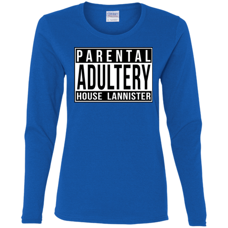 T-Shirts Royal / S Parental Adultery Women's Long Sleeve T-Shirt