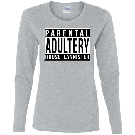 T-Shirts Sport Grey / S Parental Adultery Women's Long Sleeve T-Shirt
