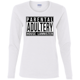 T-Shirts White / S Parental Adultery Women's Long Sleeve T-Shirt