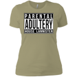 T-Shirts Light Olive / X-Small Parental Adultery Women's Premium T-Shirt