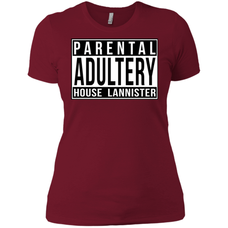 T-Shirts Scarlet / X-Small Parental Adultery Women's Premium T-Shirt