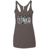 T-Shirts Macchiato / X-Small Parental Adultery Women's Triblend Racerback Tank