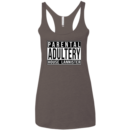 T-Shirts Macchiato / X-Small Parental Adultery Women's Triblend Racerback Tank