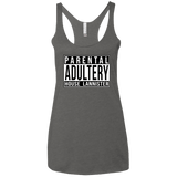T-Shirts Premium Heather / X-Small Parental Adultery Women's Triblend Racerback Tank