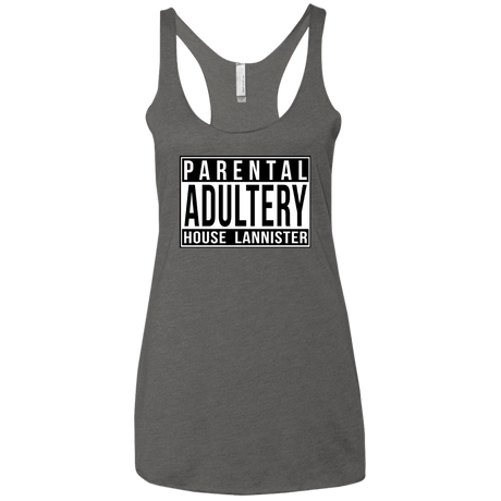 T-Shirts Premium Heather / X-Small Parental Adultery Women's Triblend Racerback Tank
