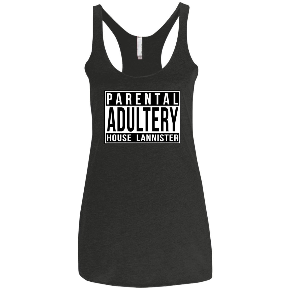T-Shirts Vintage Black / X-Small Parental Adultery Women's Triblend Racerback Tank