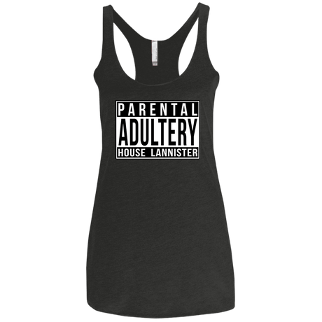 T-Shirts Vintage Black / X-Small Parental Adultery Women's Triblend Racerback Tank