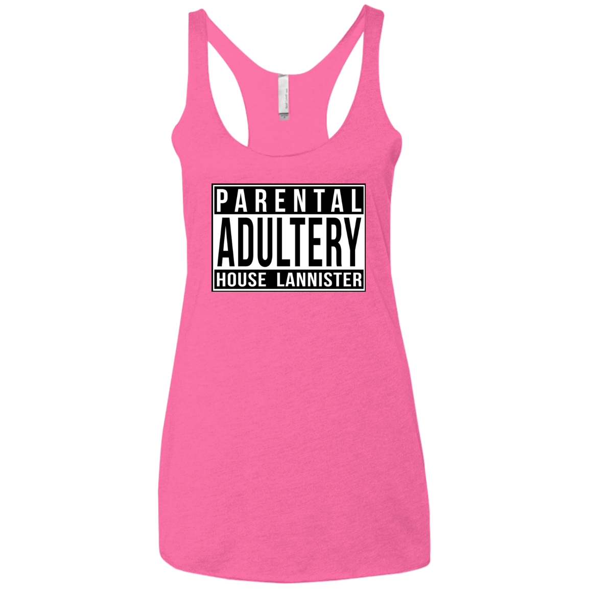 T-Shirts Vintage Pink / X-Small Parental Adultery Women's Triblend Racerback Tank