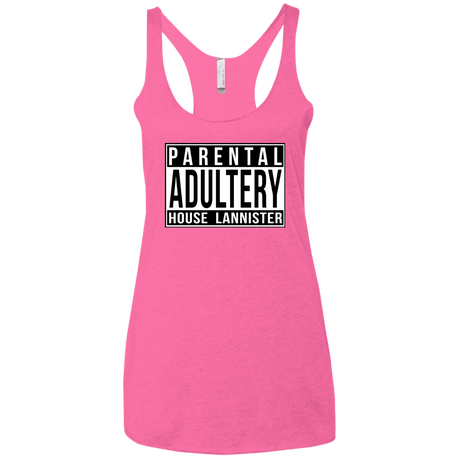 T-Shirts Vintage Pink / X-Small Parental Adultery Women's Triblend Racerback Tank