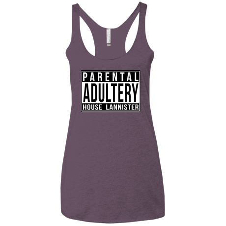 T-Shirts Vintage Purple / X-Small Parental Adultery Women's Triblend Racerback Tank