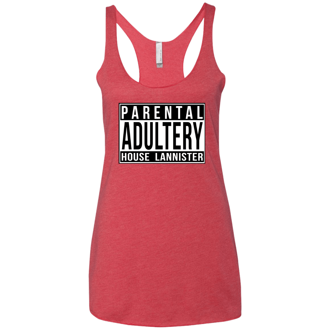 T-Shirts Vintage Red / X-Small Parental Adultery Women's Triblend Racerback Tank