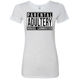 T-Shirts Heather White / S Parental Adultery Women's Triblend T-Shirt