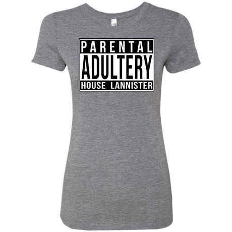 T-Shirts Premium Heather / S Parental Adultery Women's Triblend T-Shirt
