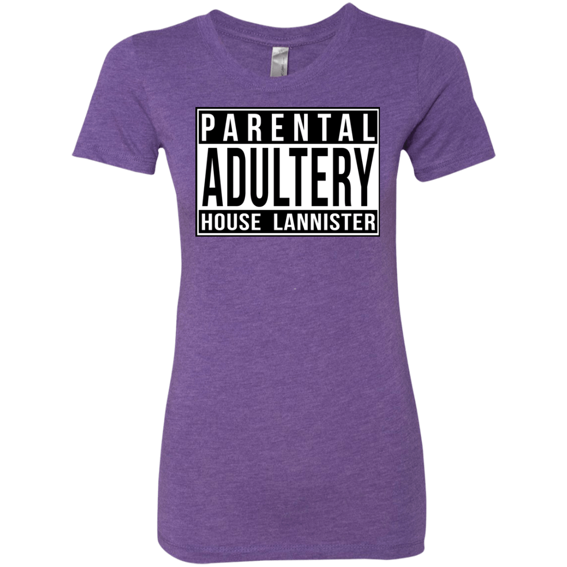 T-Shirts Purple Rush / S Parental Adultery Women's Triblend T-Shirt