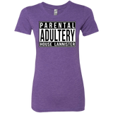 T-Shirts Purple Rush / S Parental Adultery Women's Triblend T-Shirt