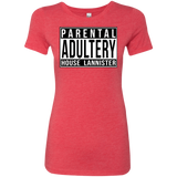 T-Shirts Vintage Red / S Parental Adultery Women's Triblend T-Shirt