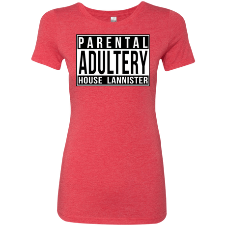 T-Shirts Vintage Red / S Parental Adultery Women's Triblend T-Shirt