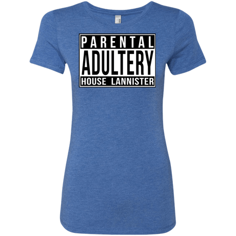 T-Shirts Vintage Royal / S Parental Adultery Women's Triblend T-Shirt