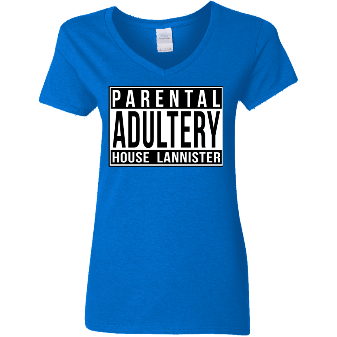 T-Shirts Royal / S Parental Adultery Women's V-Neck T-Shirt