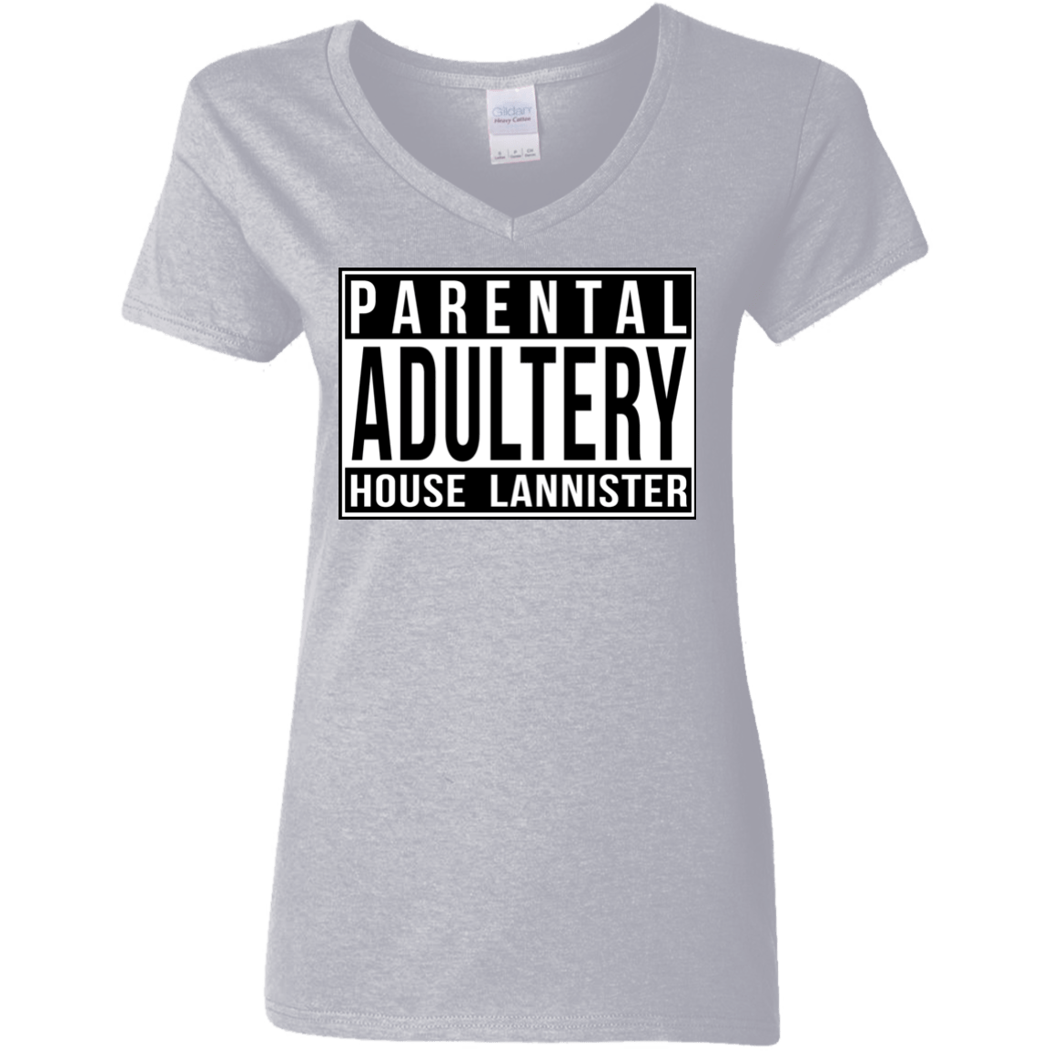 T-Shirts Sport Grey / S Parental Adultery Women's V-Neck T-Shirt