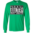 T-Shirts Irish Green / YS Parental Adultery Youth Long Sleeve T-Shirt
