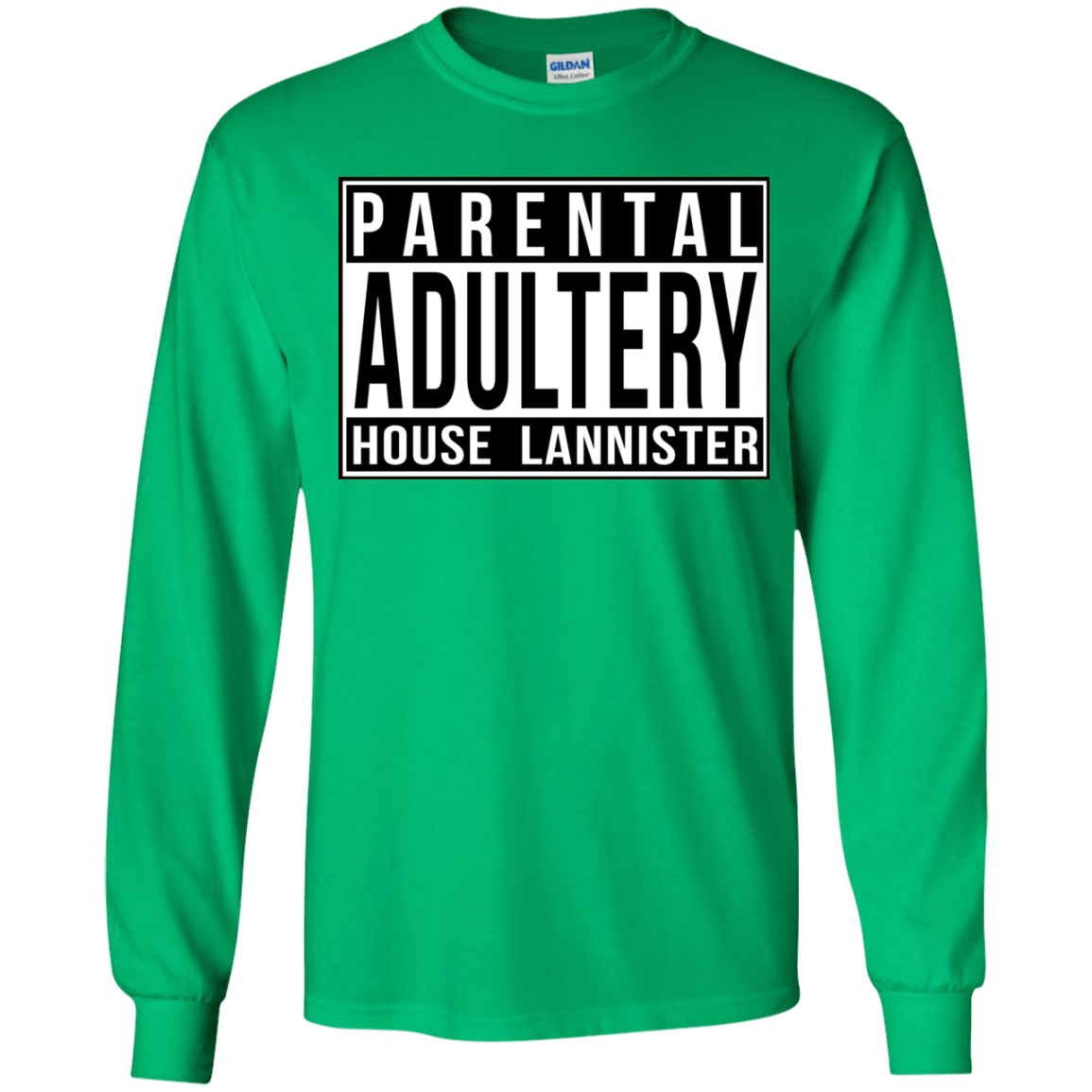 T-Shirts Irish Green / YS Parental Adultery Youth Long Sleeve T-Shirt