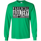 T-Shirts Irish Green / YS Parental Adultery Youth Long Sleeve T-Shirt