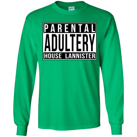 T-Shirts Irish Green / YS Parental Adultery Youth Long Sleeve T-Shirt