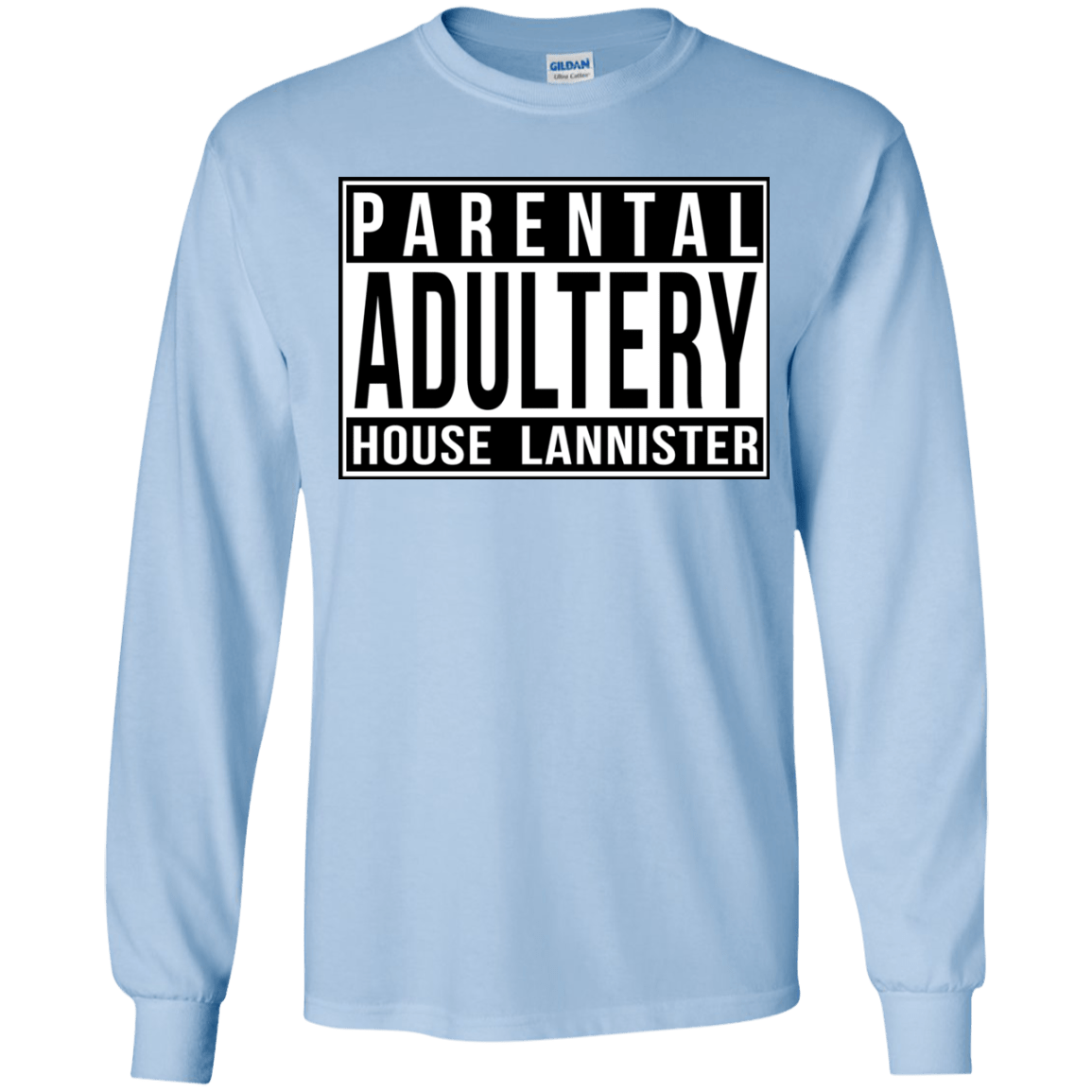 T-Shirts Light Blue / YS Parental Adultery Youth Long Sleeve T-Shirt