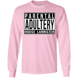 T-Shirts Light Pink / YS Parental Adultery Youth Long Sleeve T-Shirt