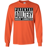 T-Shirts Orange / YS Parental Adultery Youth Long Sleeve T-Shirt