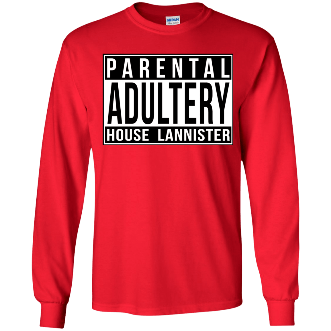 T-Shirts Red / YS Parental Adultery Youth Long Sleeve T-Shirt