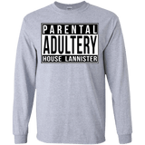 T-Shirts Sport Grey / YS Parental Adultery Youth Long Sleeve T-Shirt