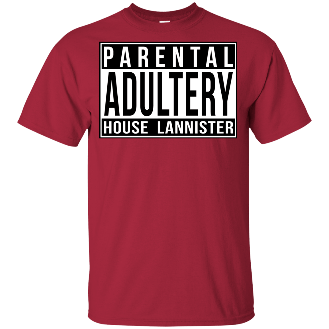 T-Shirts Cardinal / YXS Parental Adultery Youth T-Shirt