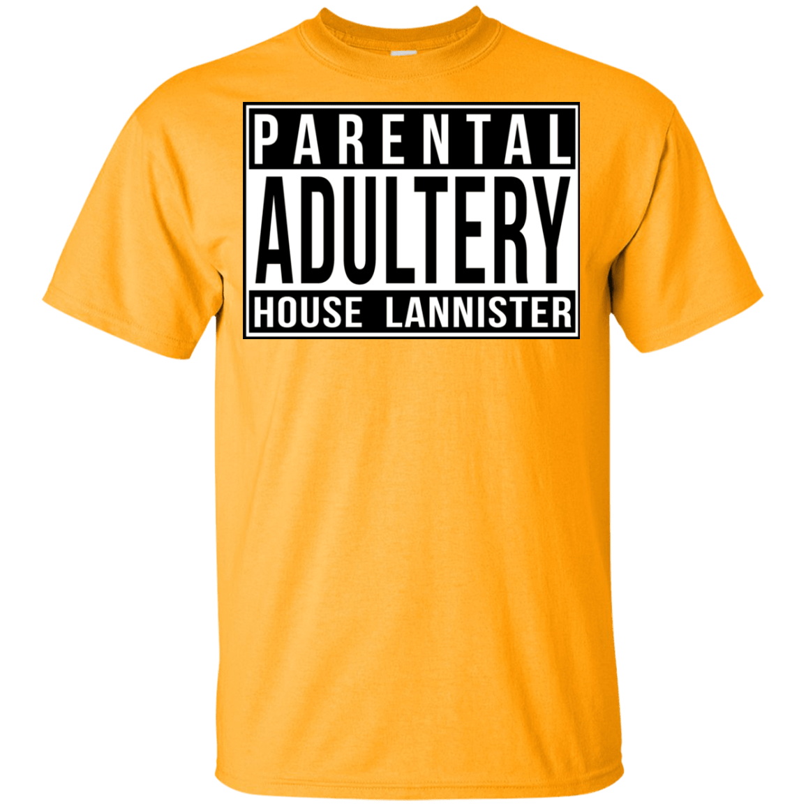 T-Shirts Gold / YXS Parental Adultery Youth T-Shirt